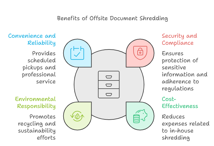 Benefits of Offsite Document Shredding Infographic