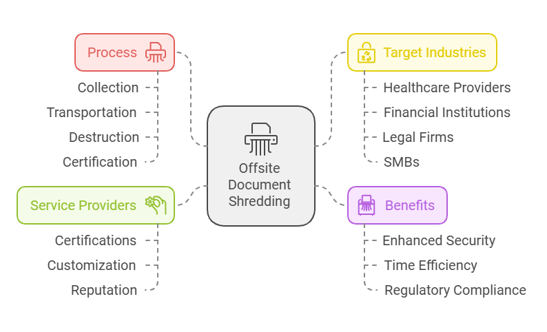 offsite document shredding infographic